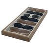 Wooden 7 Grid Glasses Display Tray Sunglasses Counter Display Tray Eyeglasses Storag Rack Jewelry Organizer Storage Case