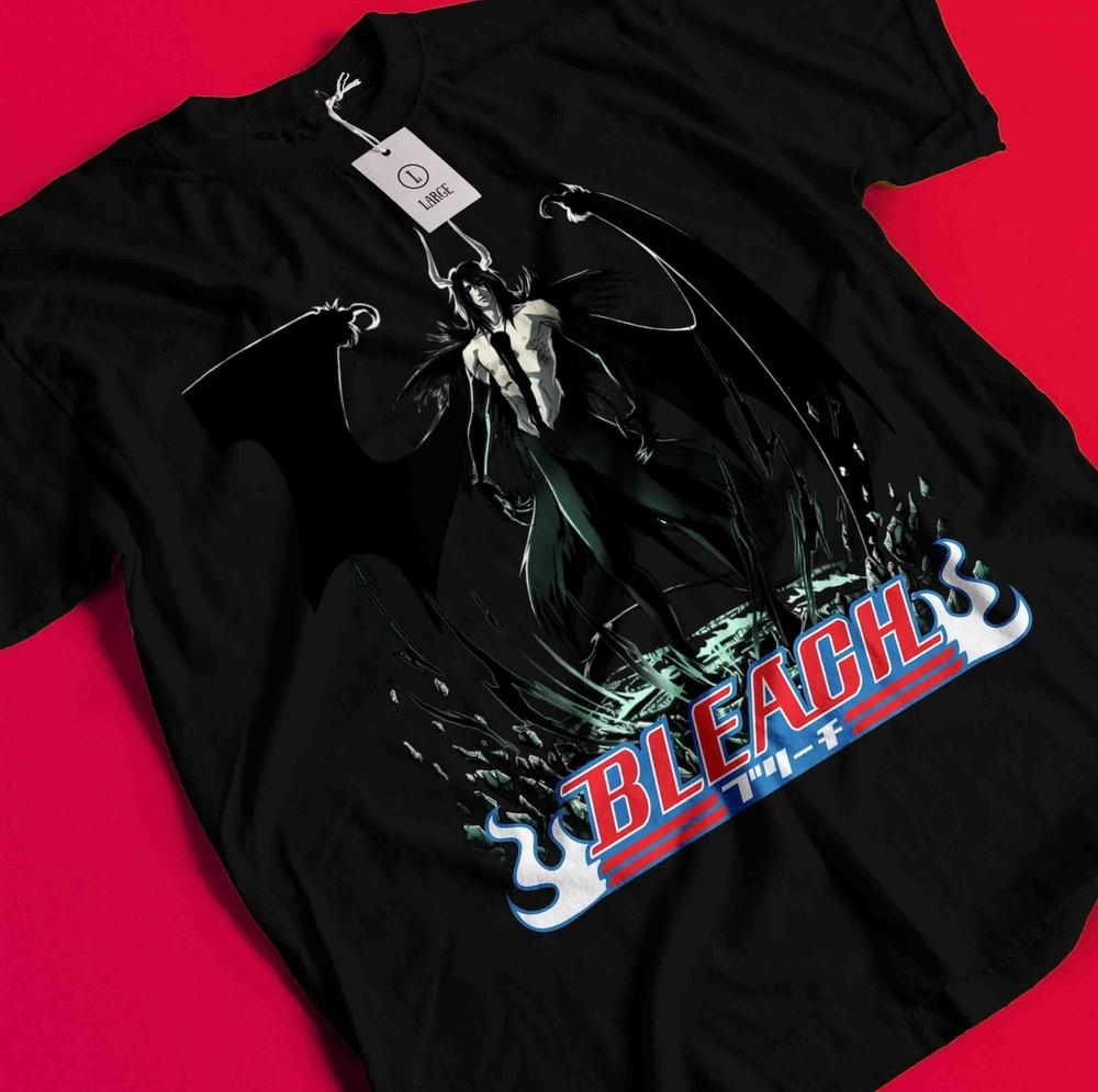 

Футболка Улькиорра Bleach Аниме Футболка Эспада № 4 Футболка Ичиго Банкай Футболка Айзен BB877 S