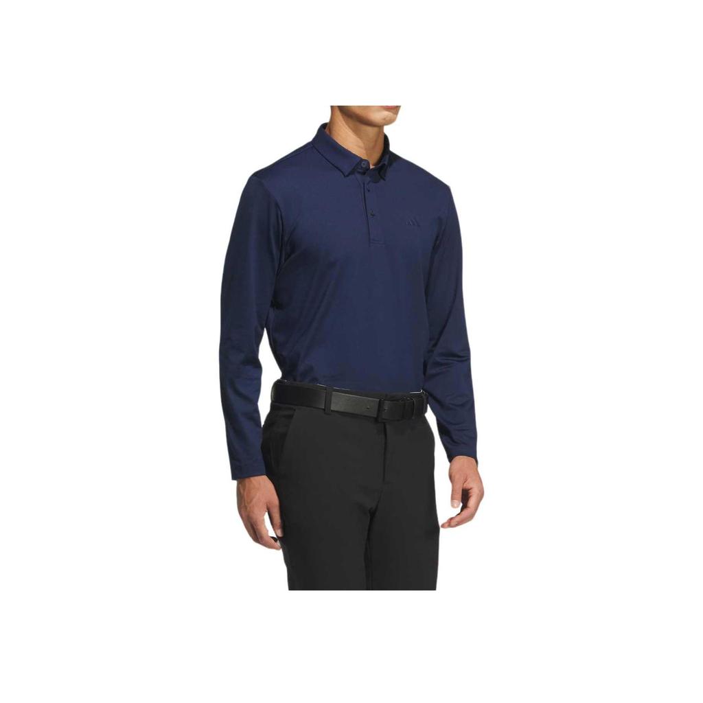 adidas Golf Pullover Long Sleeve Polo Shirt Men Tops JM7117