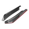New Universal Car Front Rear Bumper Strip Lip Spoiler Diffuser Splitter Scratch 2pcs