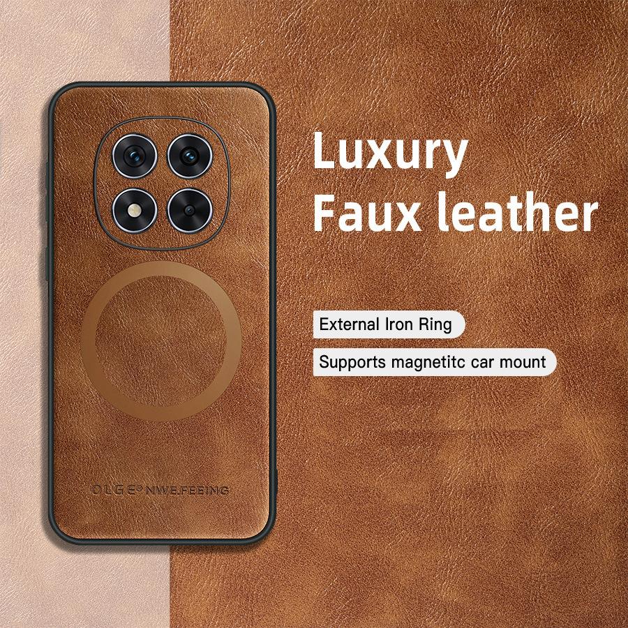 Shockproof Bumper For POCO X7 Pro Vintage Classic Leather Phone Case Funda For POCO X6 F6 F5 X5 Pro F4 Magnetic Matte Back Cover