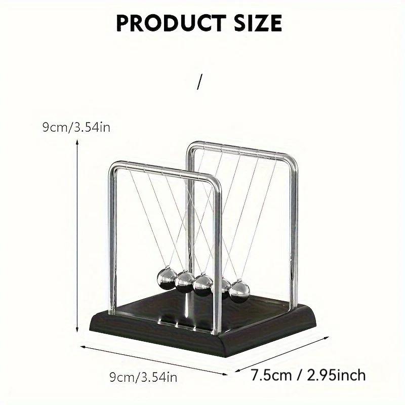 Newton's slingerende bal magnetische levitatie ornament, creatief decoratie klein ornament voor huis studeerkamer kantoor bureaublad handwerk