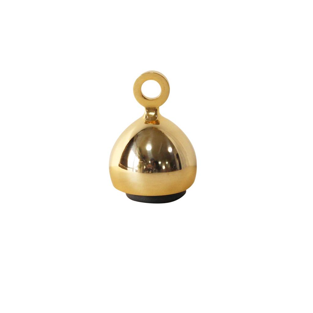 Rei Glockenförmiges Orin, Niedliches Schüttel-zum-Klingen Mini-Orin, Buddhistisches Altarzubehör, Großartig für Haustiergedenken (Gold)