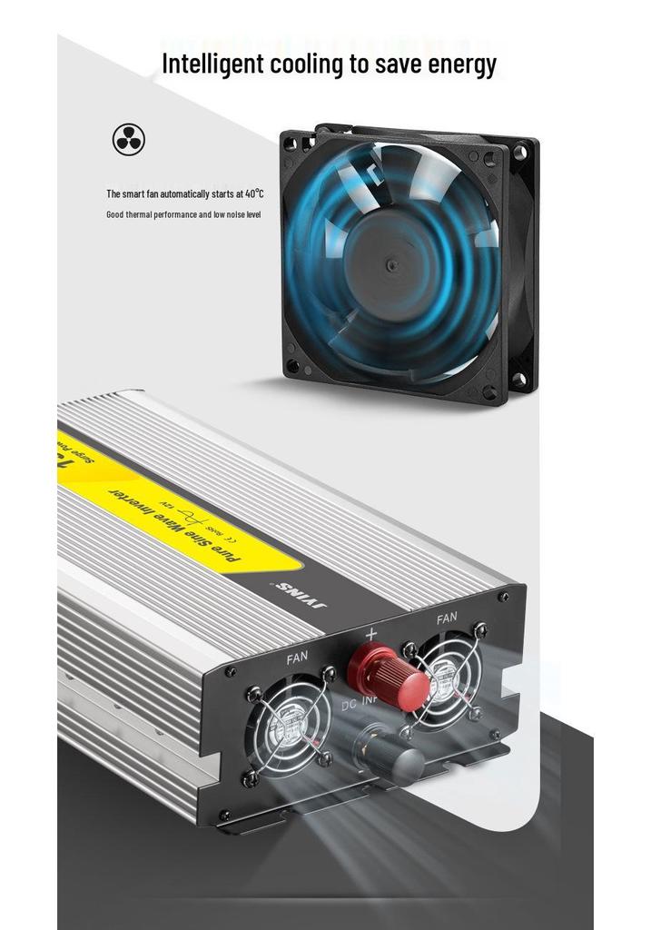1500W Pure Sine Wave Inverter: 24V To 220V for Solar, Vehicle, Household Use