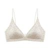 Thin Shoulder Strap Thin Summer French Satin Seamless Deep V Triangle Cup Comfortable Invisible Bra Cover