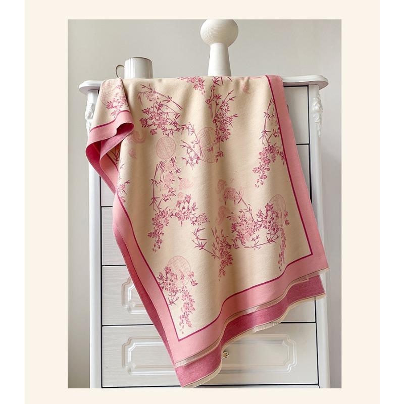 Versatile Elegant Vintage Chinese Style Warm Scarf For Women Winter