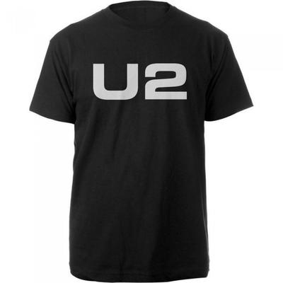 Maglietta in Cotone con Logo U2 Unisex per Adulti