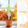 100Pcs Lightweight Elastic Cord Tags Blank Paper Hanging Price Tags for Jewelry Necklace Clothing Merchandise Writable