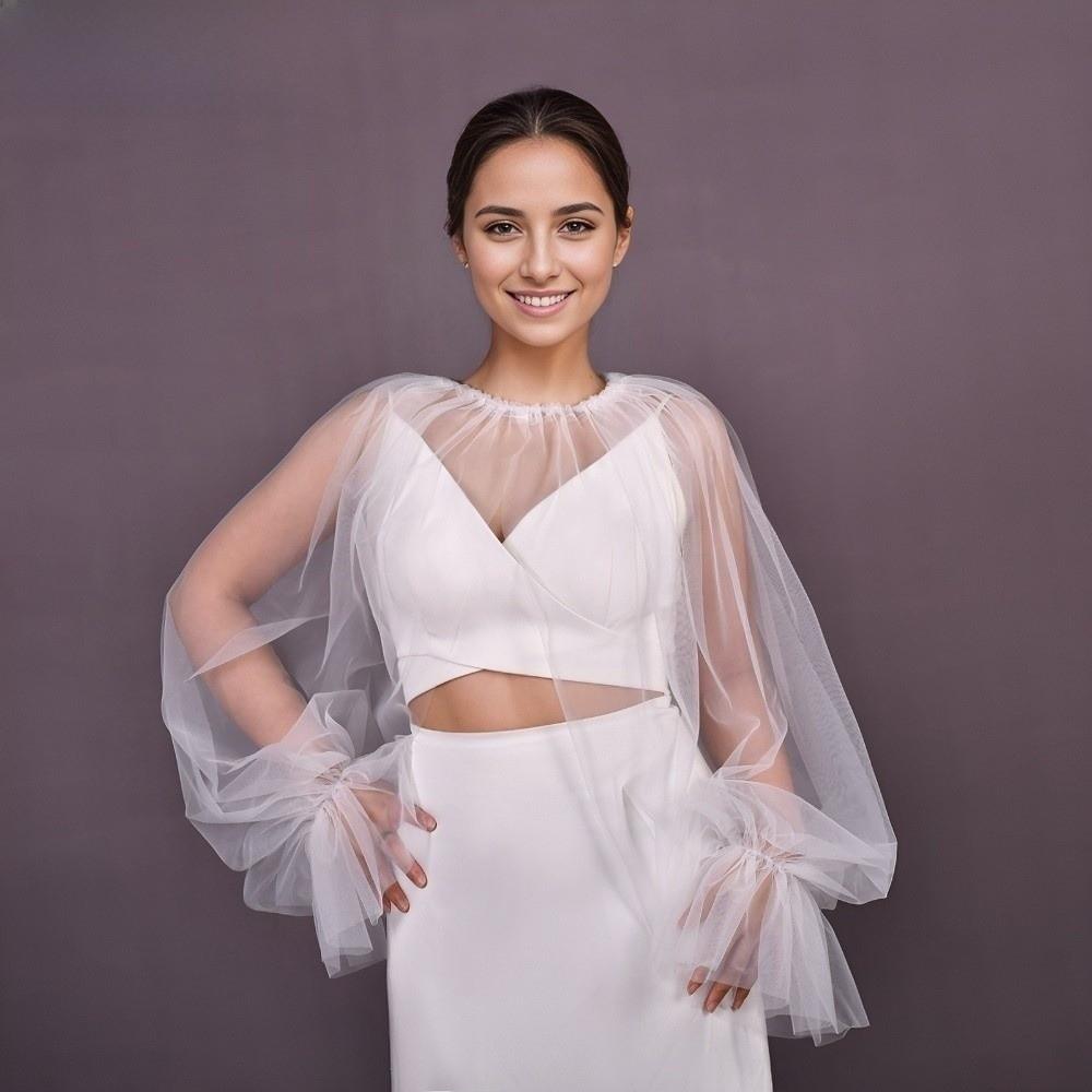 Lightweight False Collar Ruffled Design Detachable Collar New Half Top Blouse Wedding