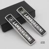Metalowe Emblematy 3D Naklejki na Karoserię Samochodu Naklejki z Logo na Błotnik Bagażnik do Lamborghini Urus Huracan Aventador Akcesoria Premium