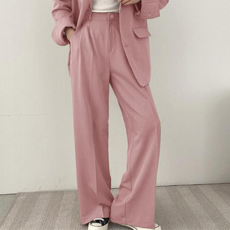Women's Black Blazer & Suit Pants - Spring/Autumn 2025 Korean Street Style Casual Niche Design