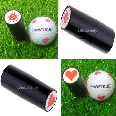 Colorfast Cute Golf Ball Stamper Personalized Quick-drying Stamp Seal Symbol