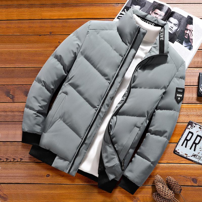Men's 2025 Trendy Thick Winter Cotton Jacket - Warm, Casual, Plus Size