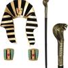 Ägyptisches Königinnen Kostüm Set Mit Handgefertigten Polyester Accessoires Für Halloween Cosplay Erwachsene