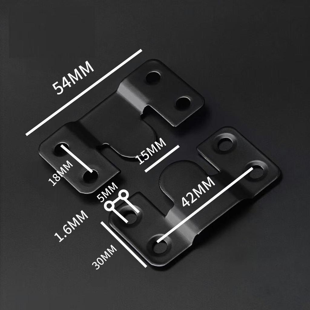 Stainless Steel Interlock Hanging Buckle Heavy Duty Photo Frame Hook Wall Mounted Flush Mount Brackets For Furniture Connector