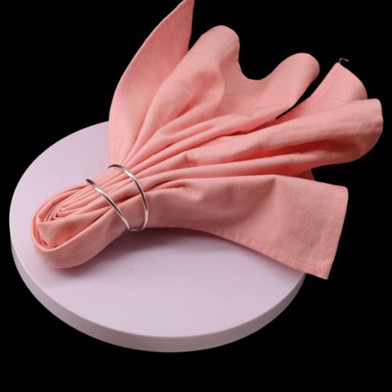 6/12Pcs Golden Napkin Rings Alloy Spiral Design Napkin Holders Buckles Family Dinner Wedding Party Table Decoration