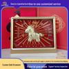 Pure Gold Wealth Attraction Ornament – New Chinese Style High-End Business Custom Gift