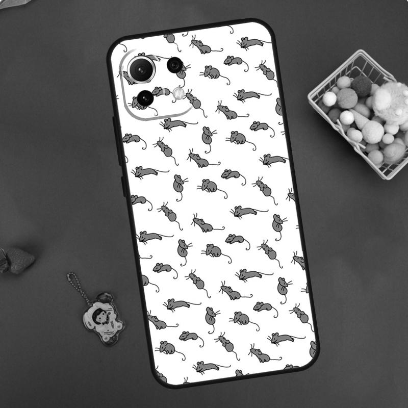 Mouse Rat Case For POCO F5 X3 X5 Pro X4 F4 GT C40 M5s F3 Cover For Xiaomi 13 12 Lite 12T 11T Pro 12X