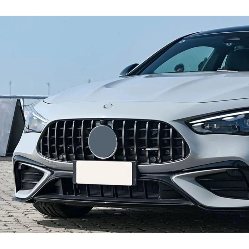 For Mercedes CLE 2025-2025 C236 W236 Front Grille Bumper Cover ABS Sport Mesh Grill Panel Replacement Tuning Accessories