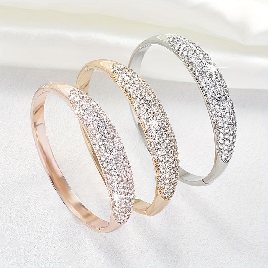 Elegant Rhinestone Bracelet for Women Luxurious Fashion Accessory Perfect Daily Gift