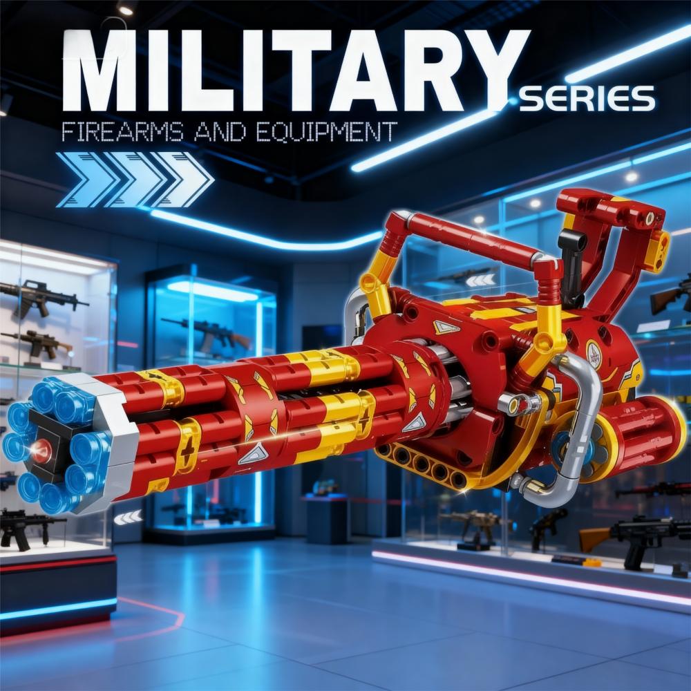 World War II Military Series 1206 Kar98k Rifle Model Assembly Block Set Toy Boy Children's Festival Gift