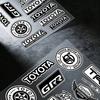 FOR TOYOTA TRO GR High Visibility Reflective Waterproof Decal Scratch Hide Sticker Fit Car Motorcycle Helmet Refrigerator