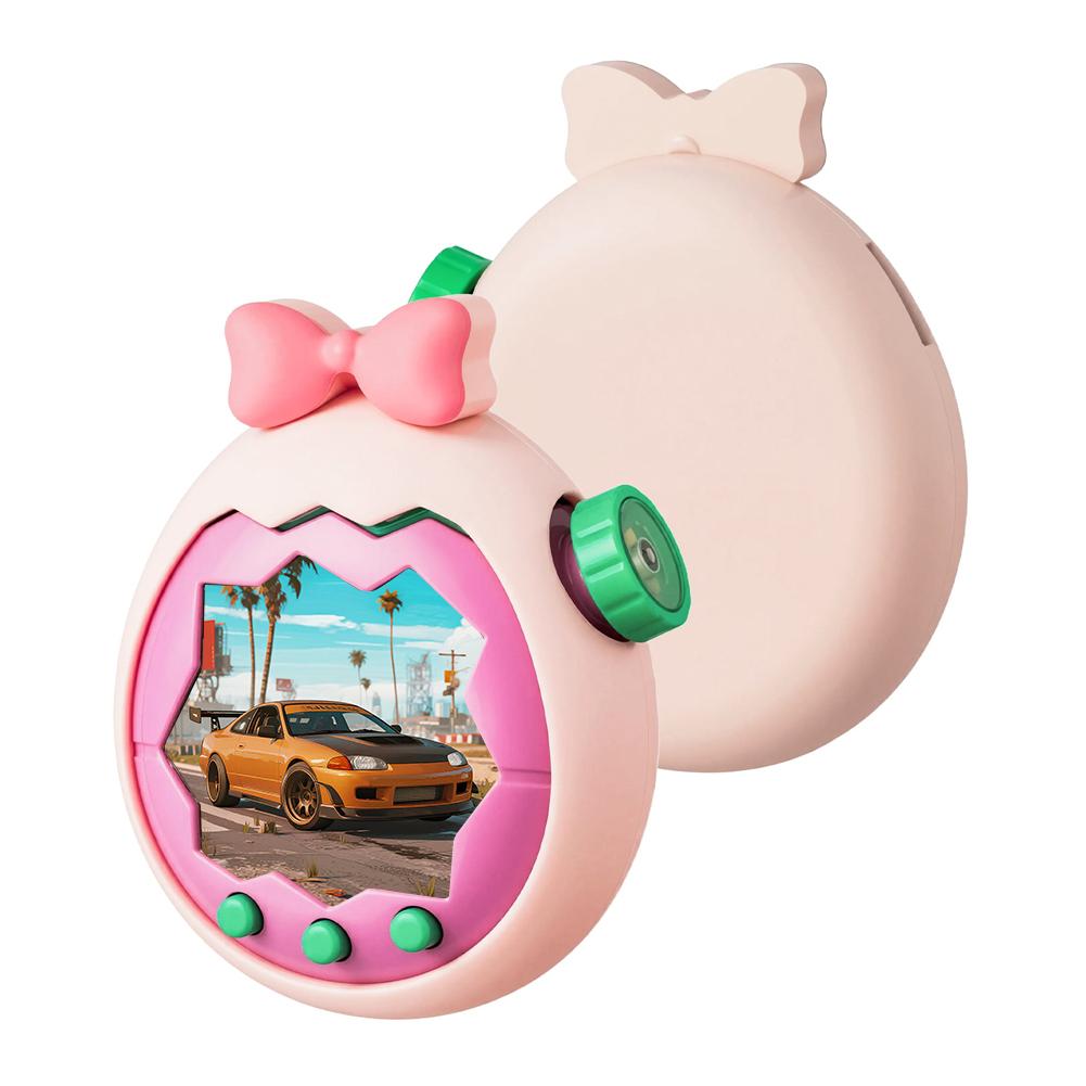 For Tamagotchi Paradise Funland Protective Case Silicone Anti-drop Cute Bow Decoration Game Controller Replacement Shell