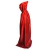Halloween Cloak Shiny Hooded Solid Color Full Length Men Women Kids Adults Wizard Death Cosplay Cape Masquerade Costume Party Prop Supplies