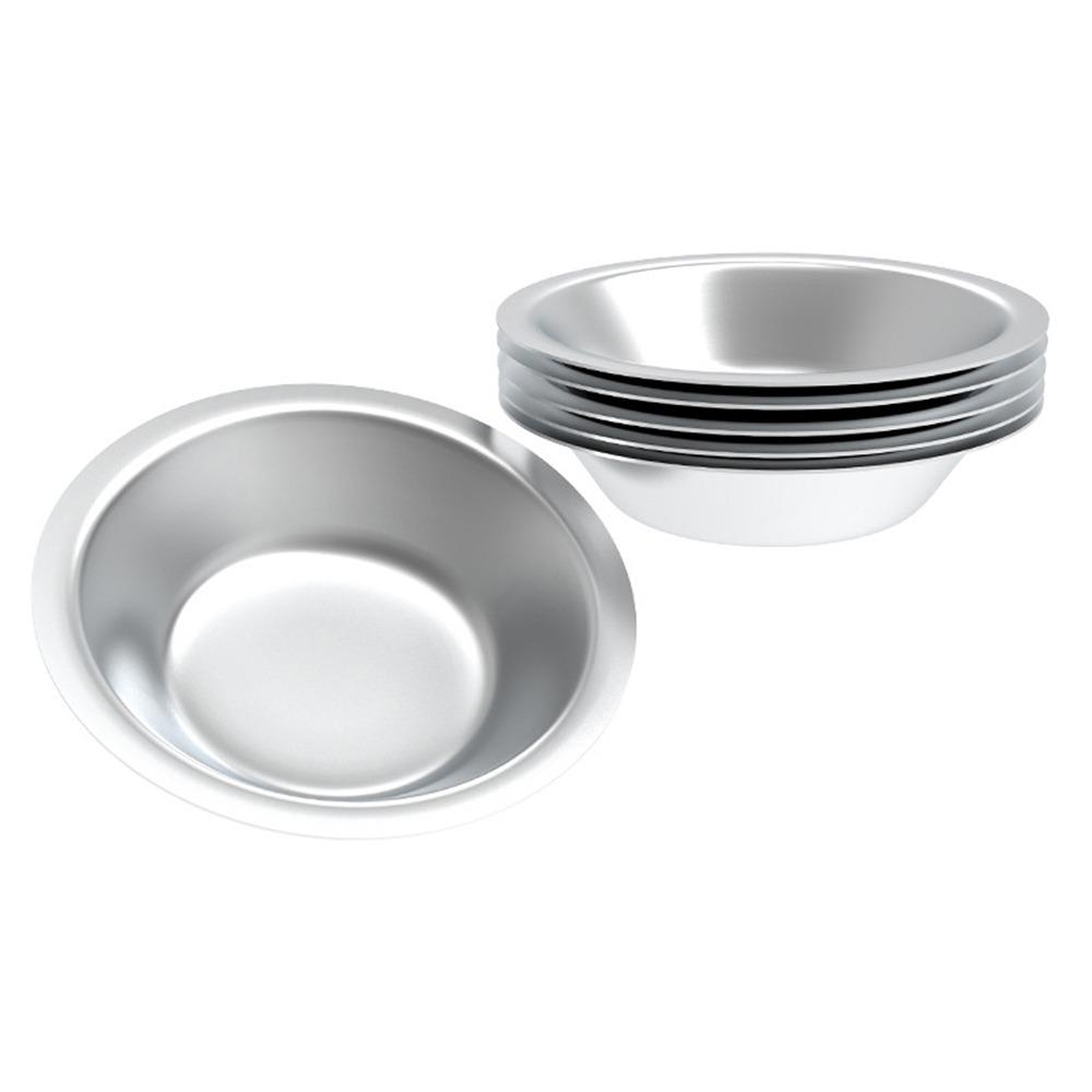 6pcs Multi-Purpose Stainless Steel Color Palette Corrosion-resistant DIY Coloring Tool Oil Paint Mixed Tray Color Mixer