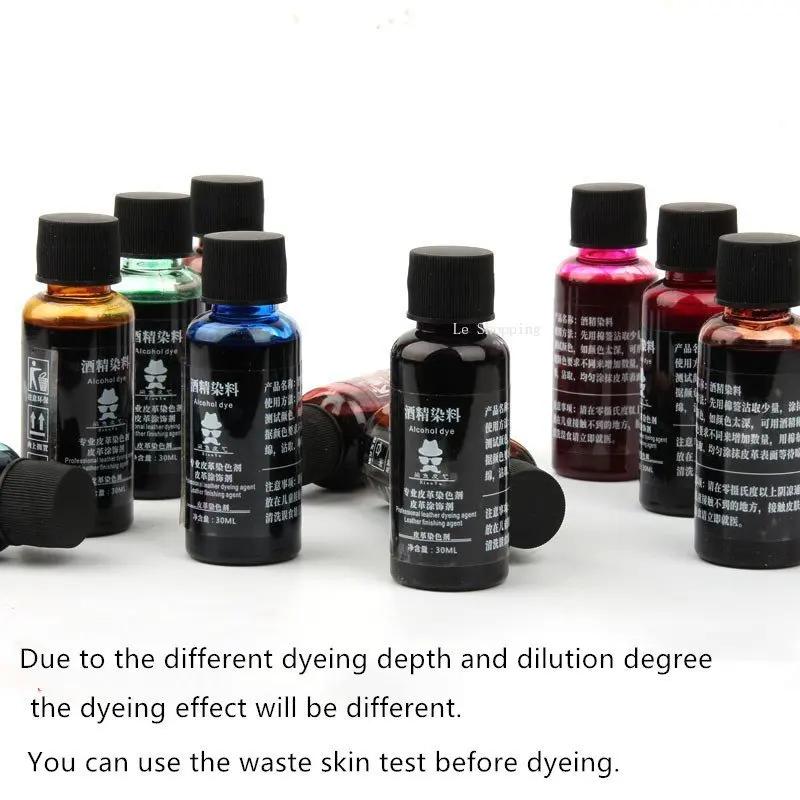 Kožené lihové barvivo DIY Ručně vyráběné kůže Kožené zboží Rostlinně činěná kůže Barvivo Může ředit barvivo bez zvláštního zápachu