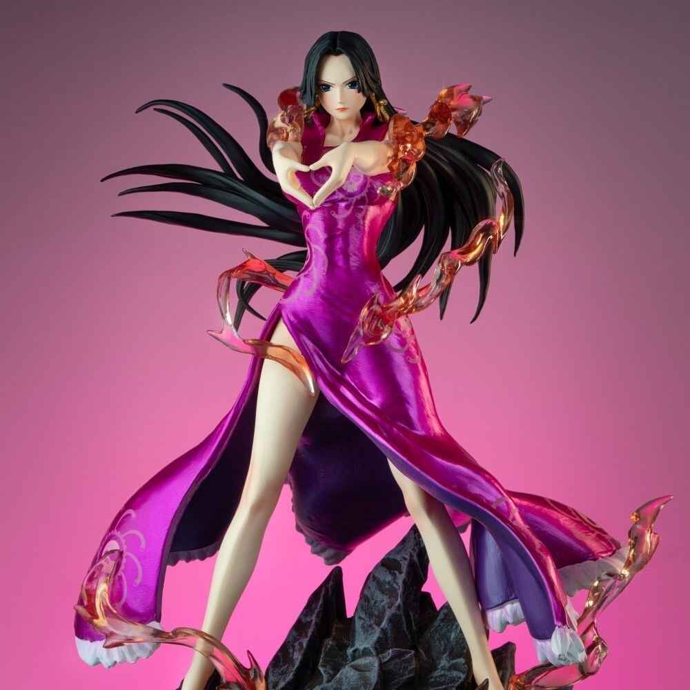 Anime One Piece Boa Hancock China Dress Heart Shape Ver. PVC Action Figure Game Statue Collection Model Kids Toys Doll Gifts