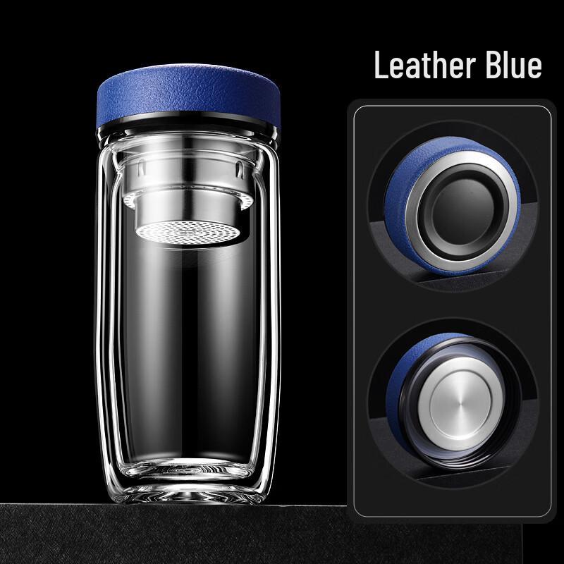 Qianxing Double-Layer Glass Tea Infuser Bottle