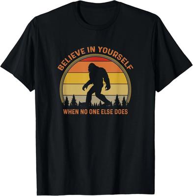Cool tričko Sasquatch Big Foot Dárek_ Věř v sebe Dárek Unisex tričko