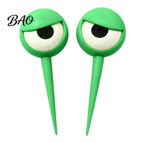Durable Waterproof Plant Markers 3D Printed Funny Eye Stakes, Cartoon Garden Stake, Whimsical Indoor Bed Landscape Accessories Potted Decor,