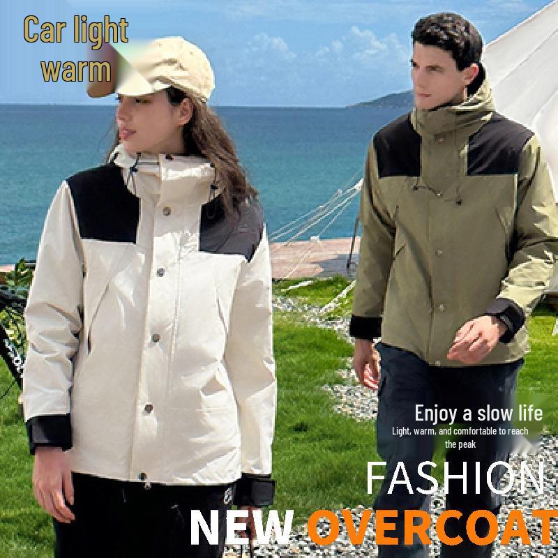 Windproof & Waterproof 3-in-1 Workwear Jacket with Logo for Autumn/Winter