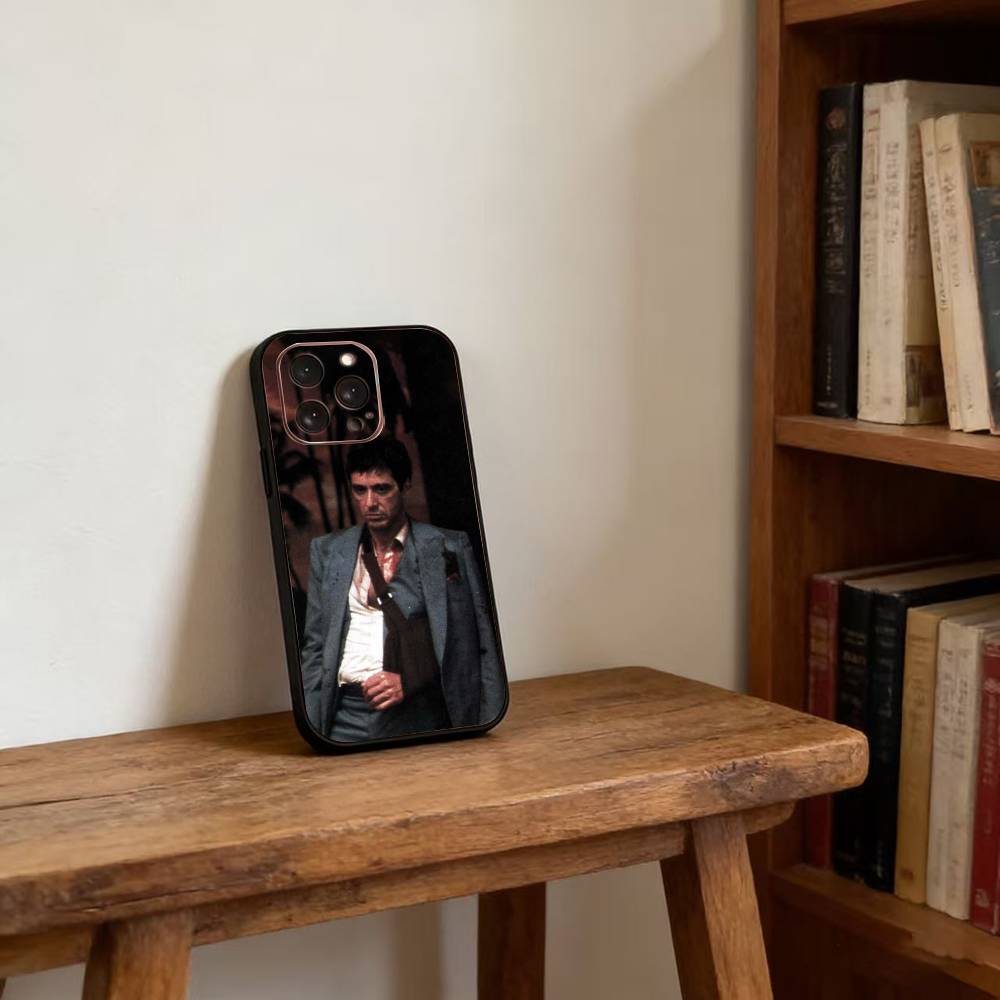 

Classic S-Scarface Film Tony Phone Case For iPhone17,16,15,14,13,12,11 Plus,Pro Magnetic For Magsafe Wireless Charging iPhoneXsMax