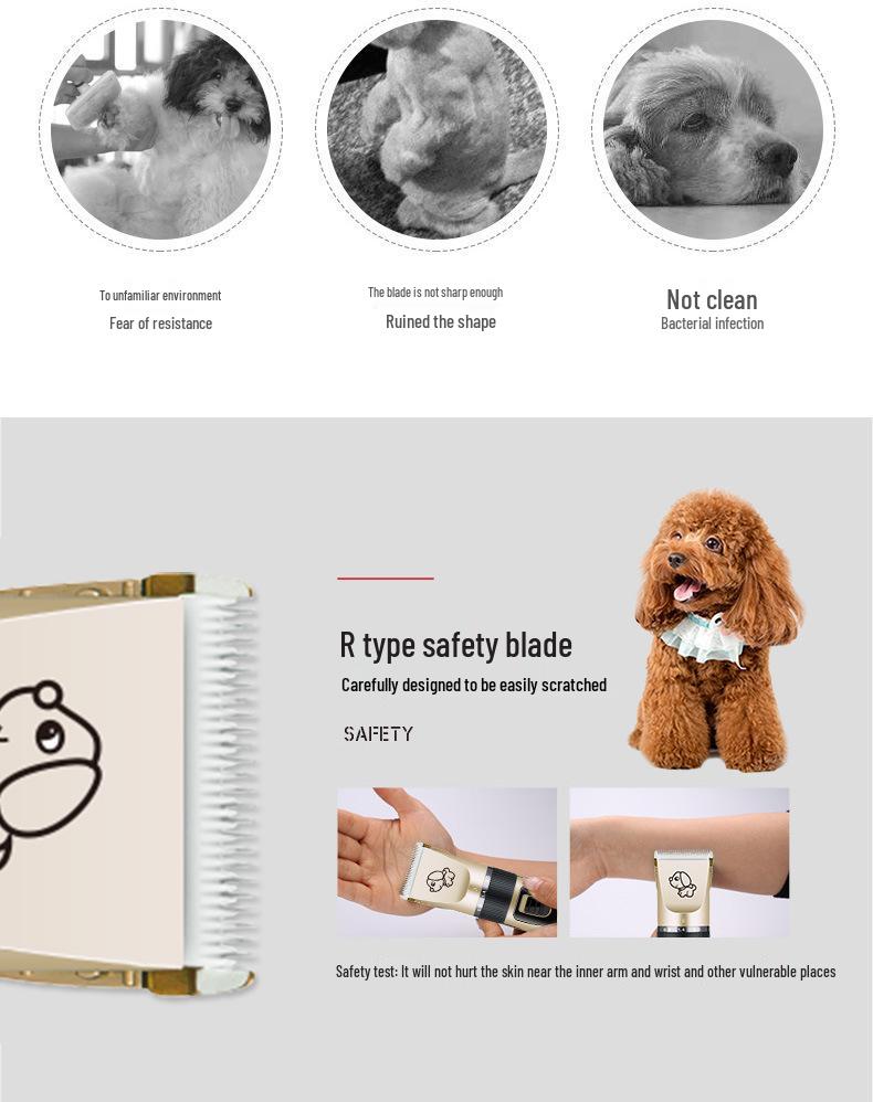 Professional Electric Pet Hair Clipper for Dogs & Cats