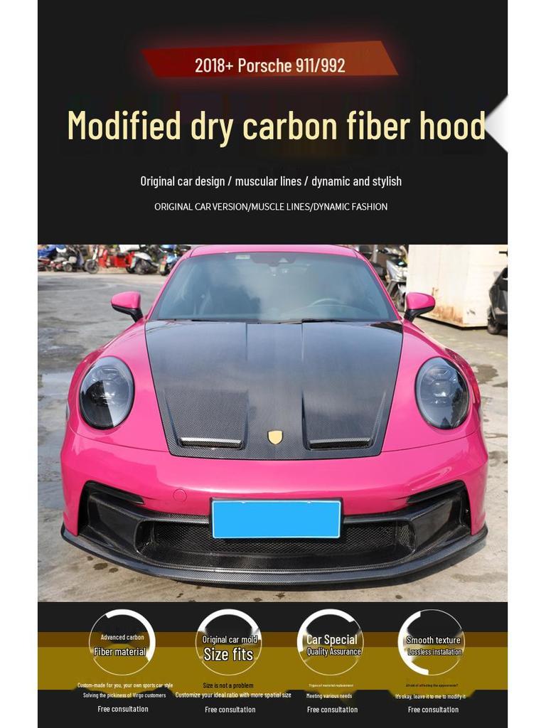 Porsche 911 992 Carbon Fiber Hood
