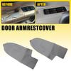 For 2007-2012 Honda CRV Front Door Panels Armrest Cover Leather Car Accessories