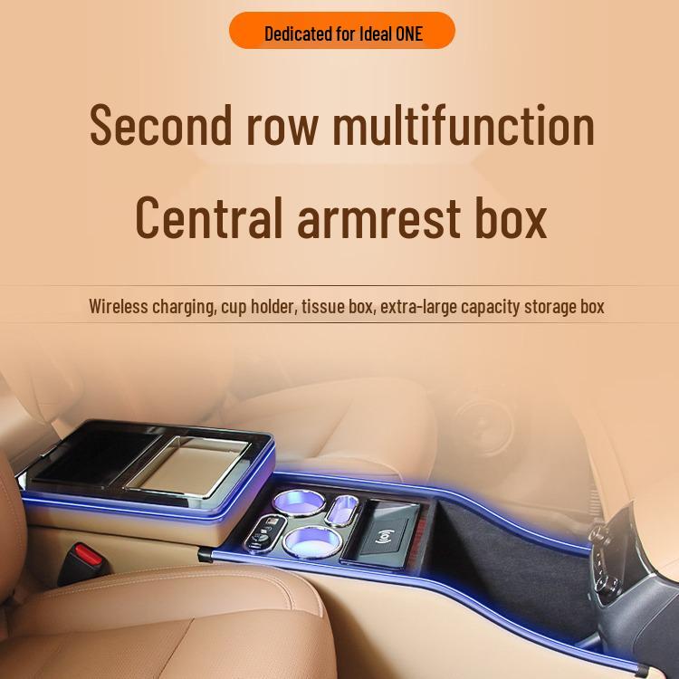 Ideal ONE Rear Armrest Box Center Console Storage Modification