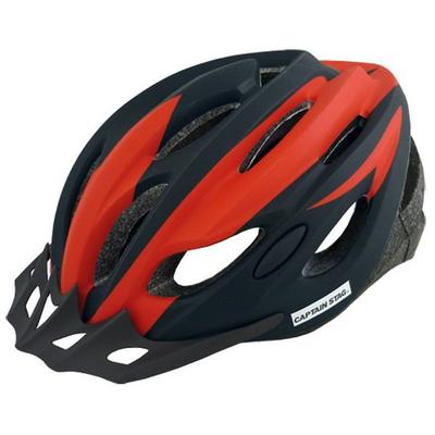 Captain Stag Captain Stag Y 6522 [bicYcle Helmet For Children And Adults With Soft Shell Visor Head Circumference 56 60cm Sg stAndard Vento Matte Red]