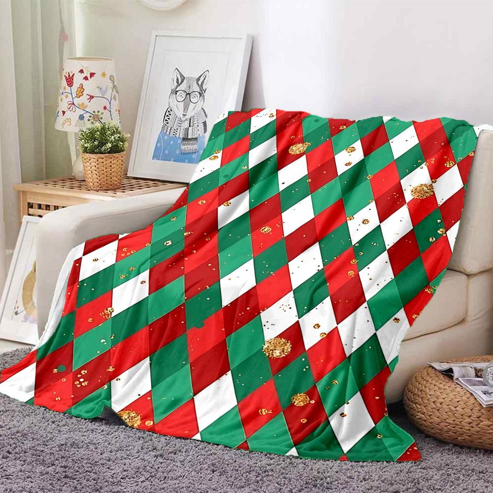 1pc Christmas Wrapping Paper Blanket Warm,Perfect for Camping And Travel, Making It a Great Gift for Any Season yy250904175