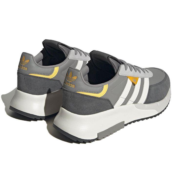 Adidas Originals Retropy F2 Leather Comfortable Trendy Sports Slip Resistant Durable Lightweight Low Top Casual Shoes Unisex Casual Shoes HQ1896