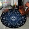 3D Mysteriou Sun Moon Tarot Mandala Magic Round Area Carpet Rug for Living Room Bedroom Kid Playroom Decor,Pet Area Rug Non-slip