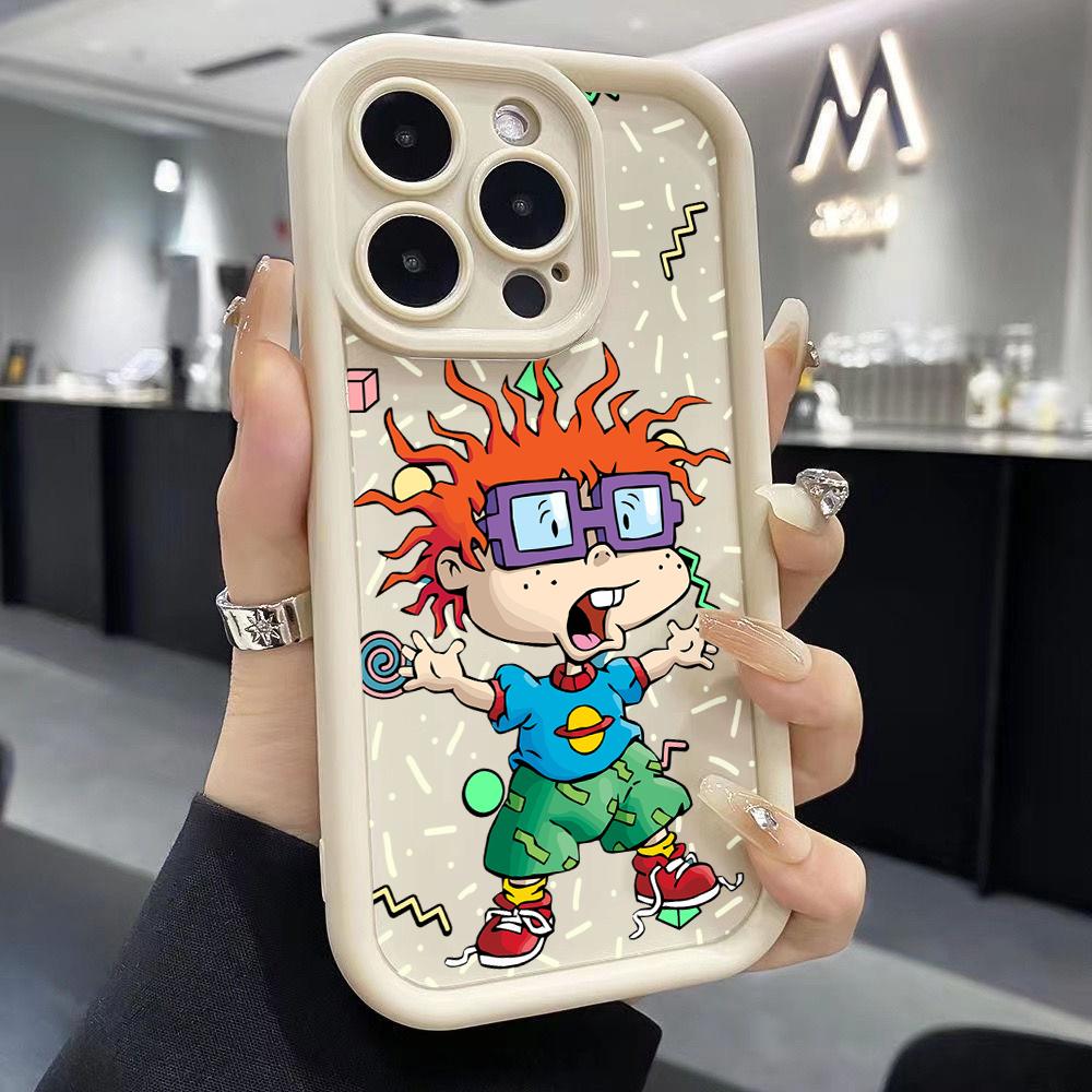 

Cartoon R-Rugrat Chuckie Phone Case For iPhone 17 Air 16 e 15 14 13 12 11 Pro Max Plus Mini SE 2020 2022 Soft TPU Back Cover iPhone 12 mini