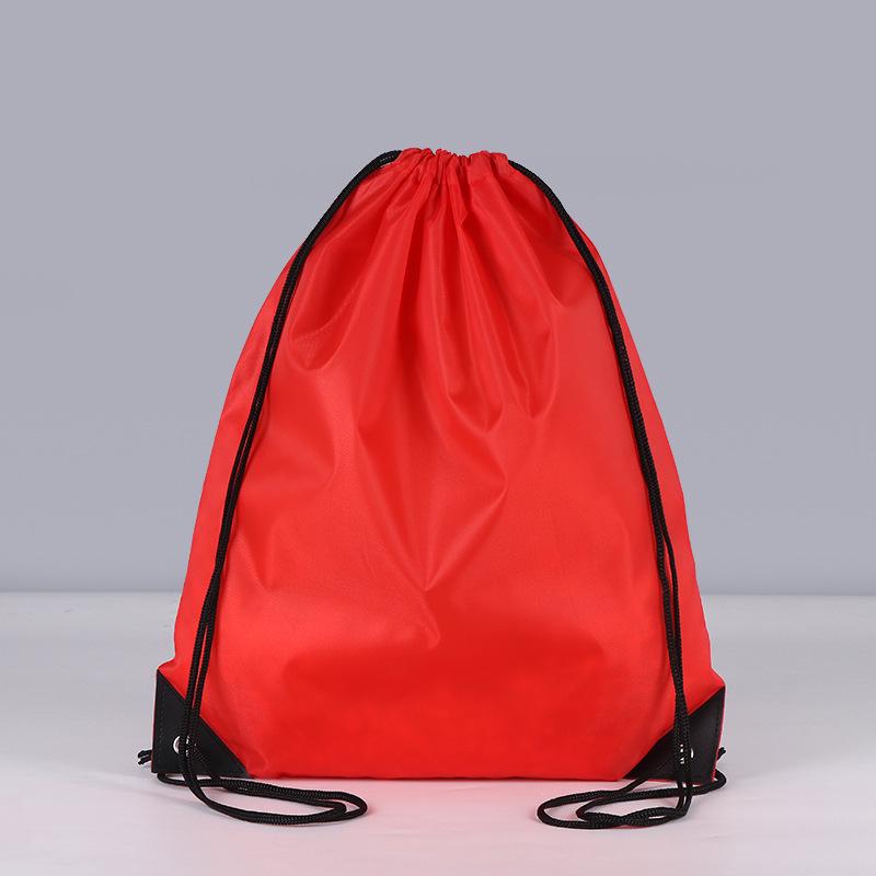 Polyester-Kordelzugrucksack mit individuellem Logo für Marathon oder Fußball
