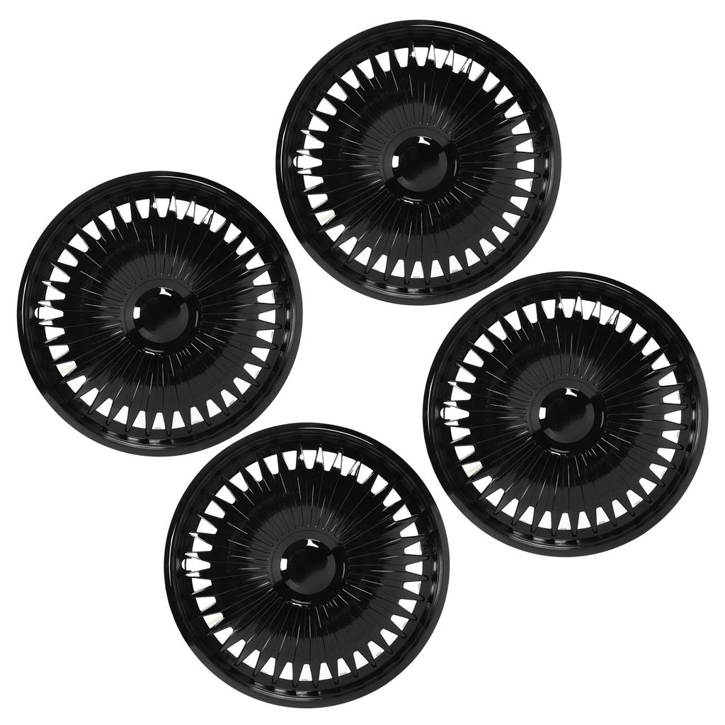 4 buc Calotă Roată 16in Negru Acoperire Completă Protecție Jantă Garnitură Rezistență Ridicată pentru RAV4 Corolla Octavia