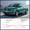 Car Chrome Door Handle Cover for Volkswagen VW T-Cross C11     Accessories Protective Film Styling Stickers Trim