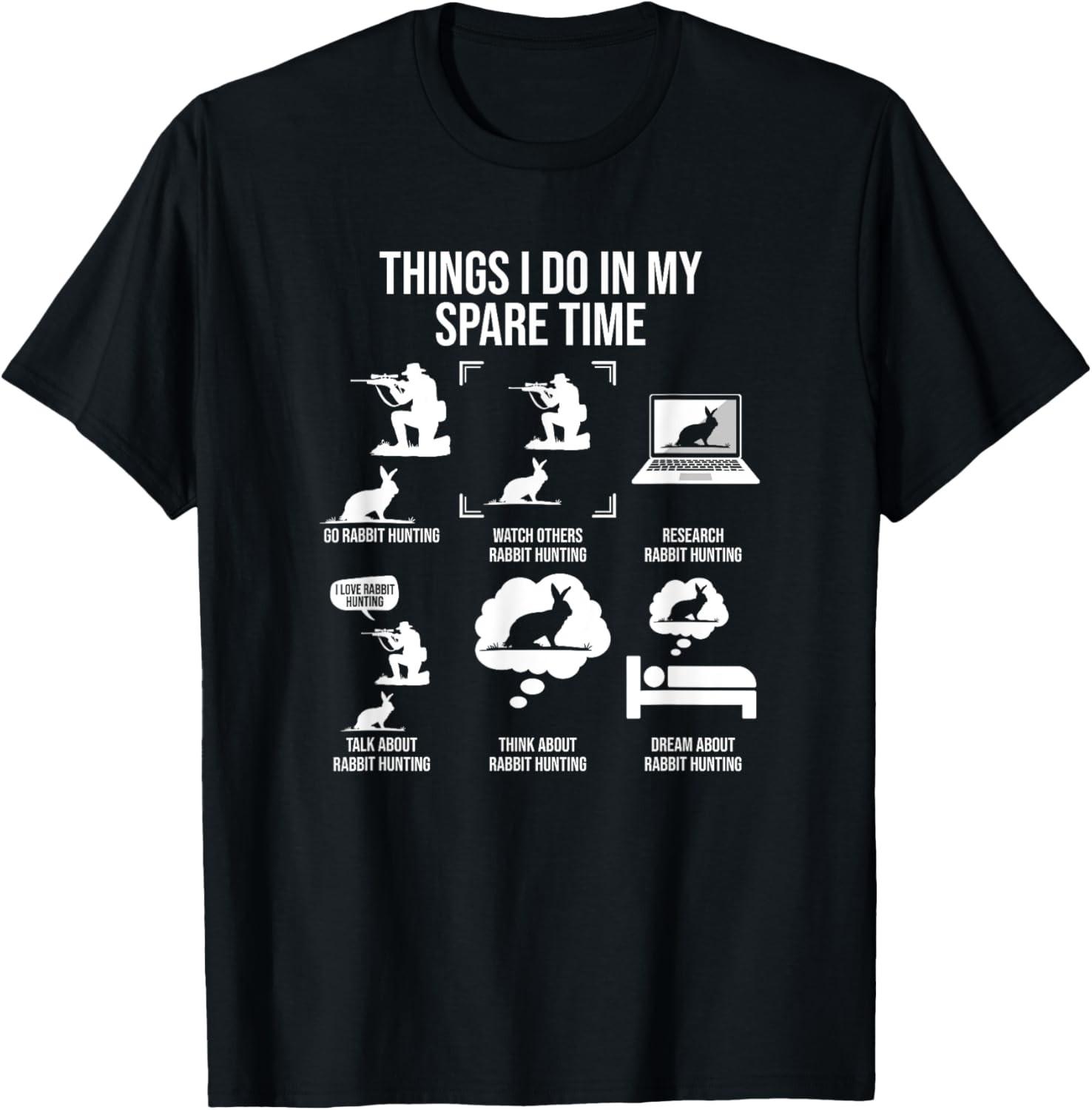 Things I Do In My Spare Time, Rabbit Hunting T-Shirt S разноцветный