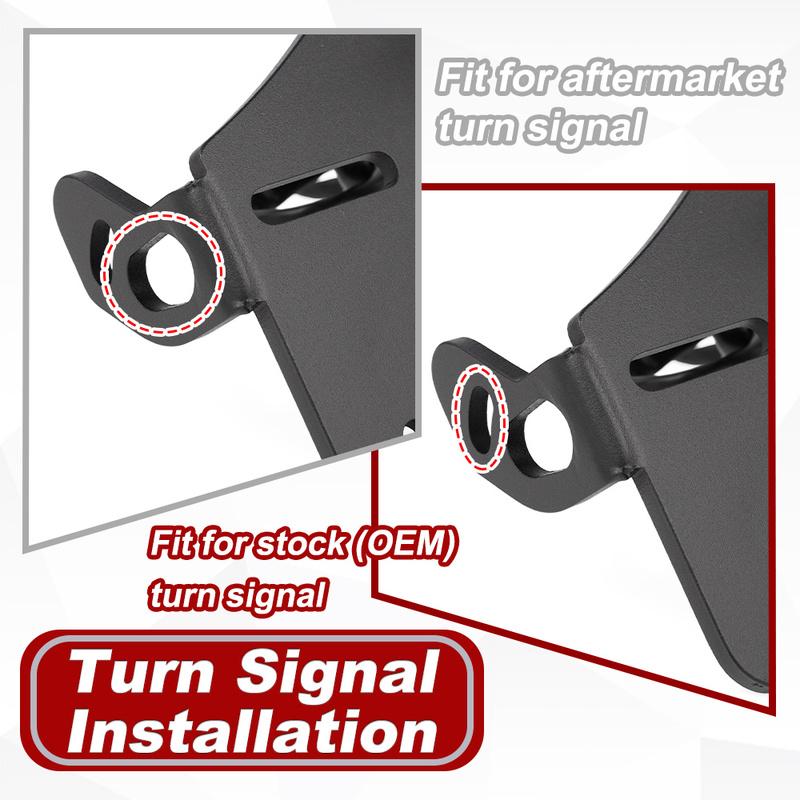 Fit For Triumph Street Triple RS/R/S 765 675 R/RX Daytona 675 Moto2™ License Plate Holder Rear Tail Tidy Fender Eliminator Kit